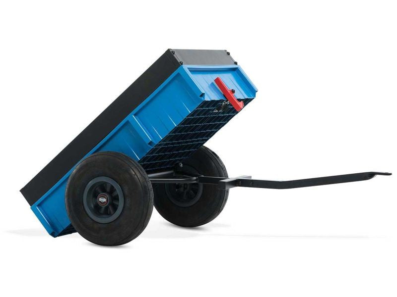 BERG Gokart Kippanhänger Steel Trailer XL blau