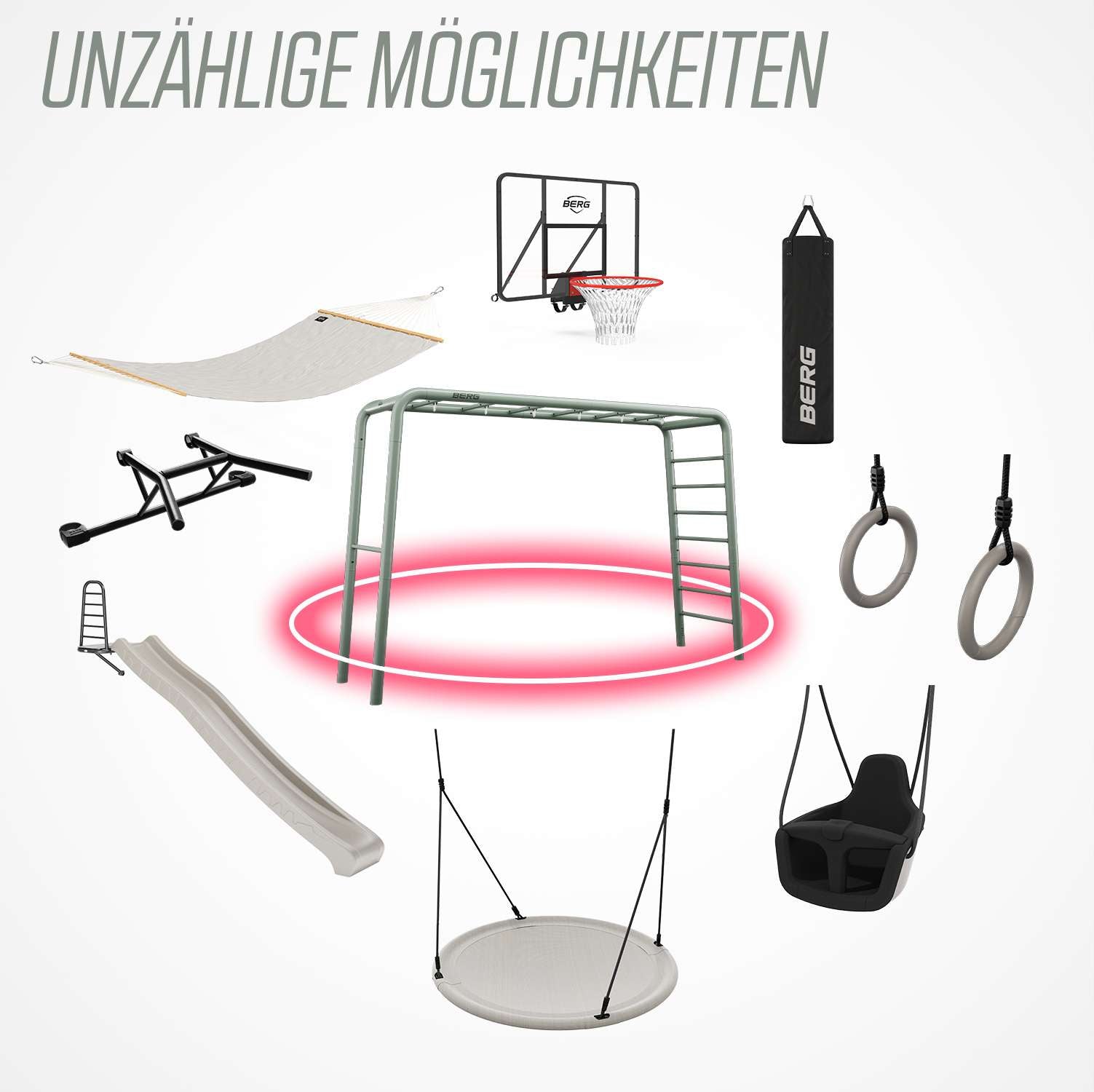 BERG PlayBase Medium Grün