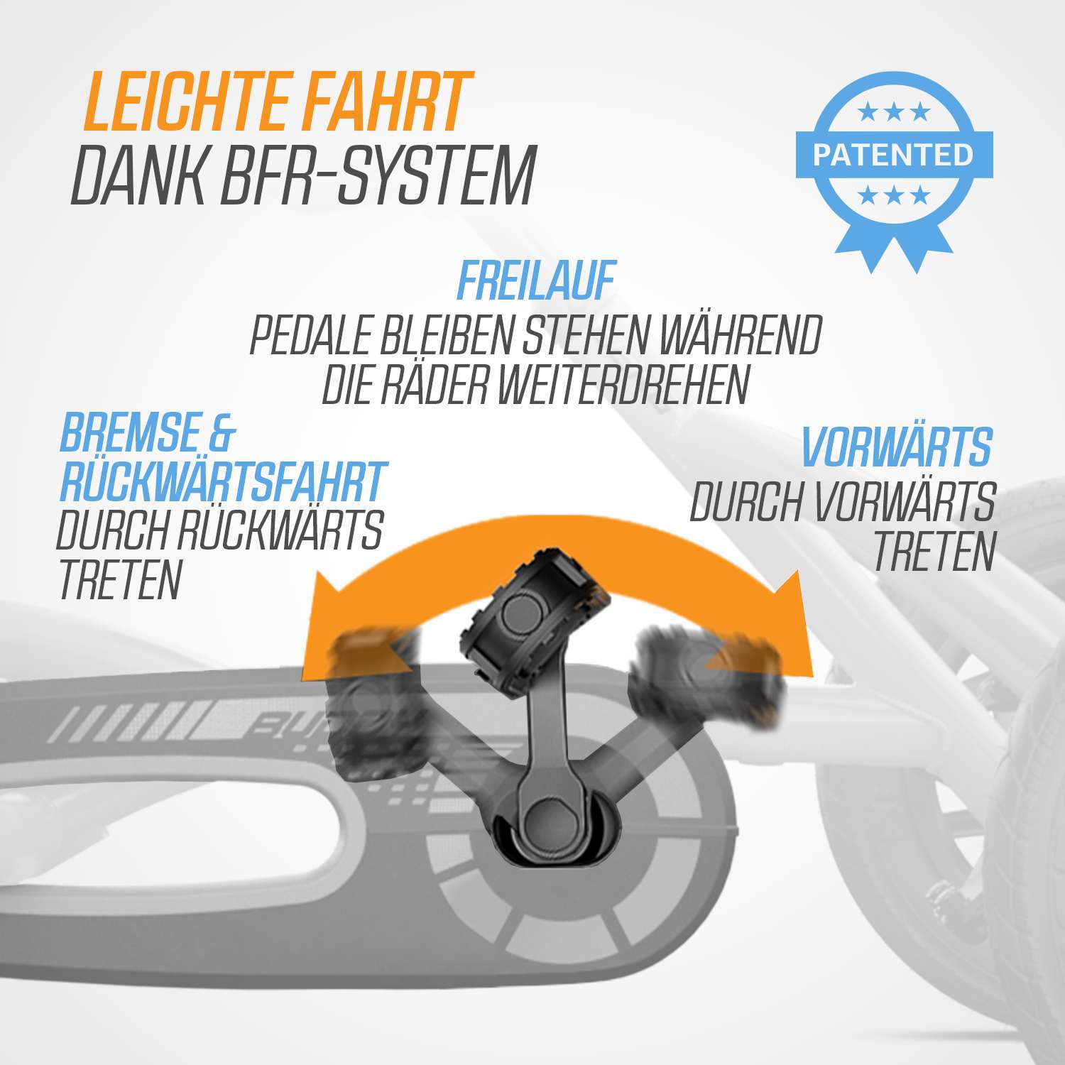 BERG Gokart Buddy B-Orange 4TWO