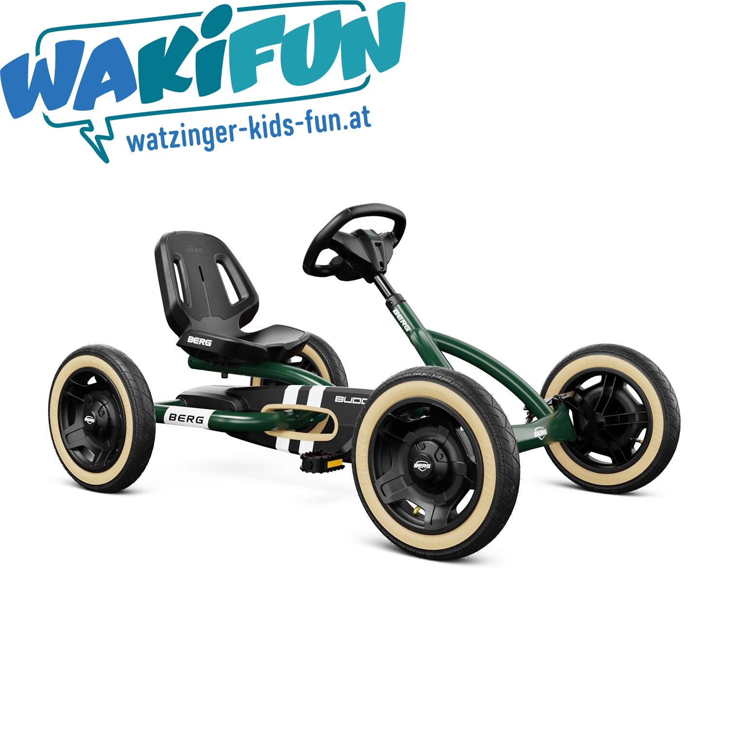 BERG Gokart Buddy Retro grün