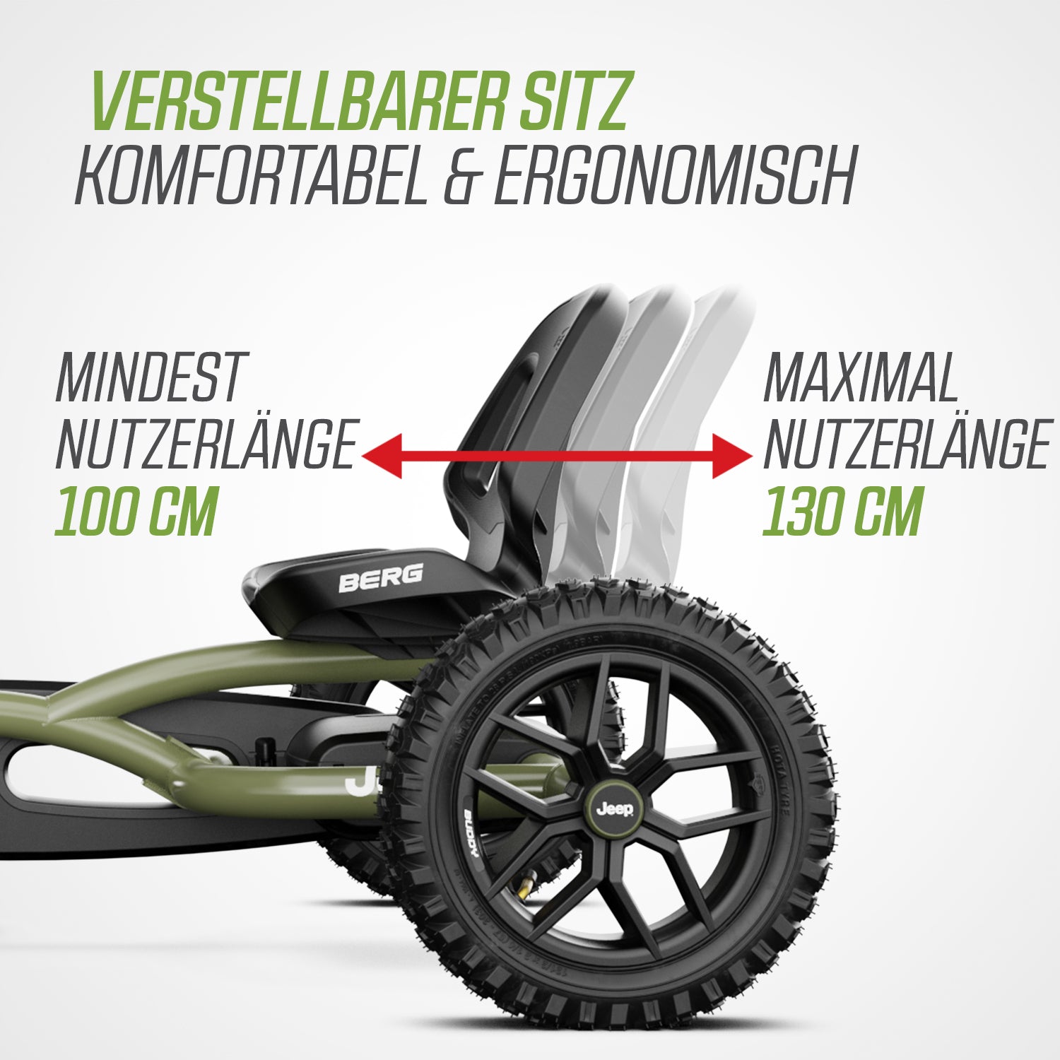 BERG Gokart Buddy Jeep Wrangler