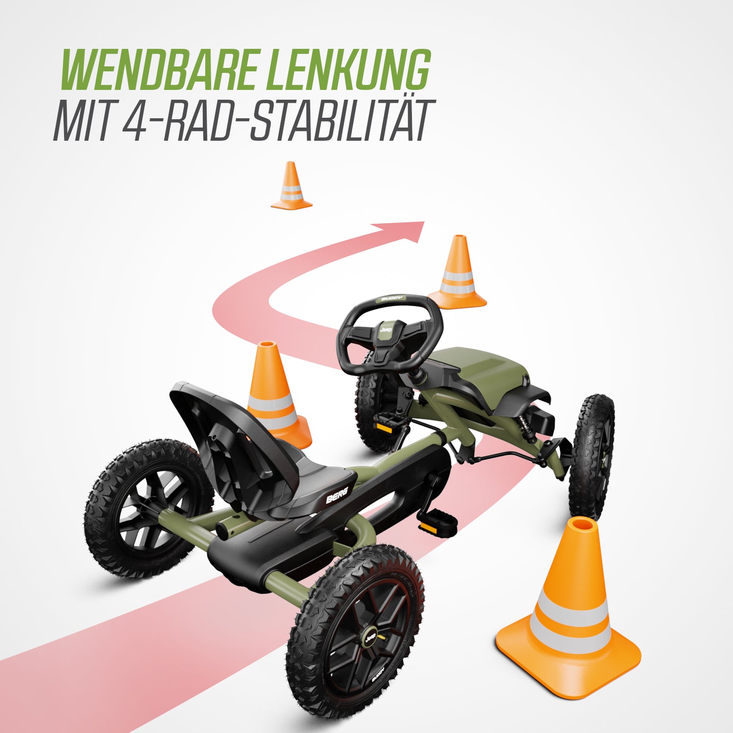 BERG Gokart Buddy Jeep Wrangler