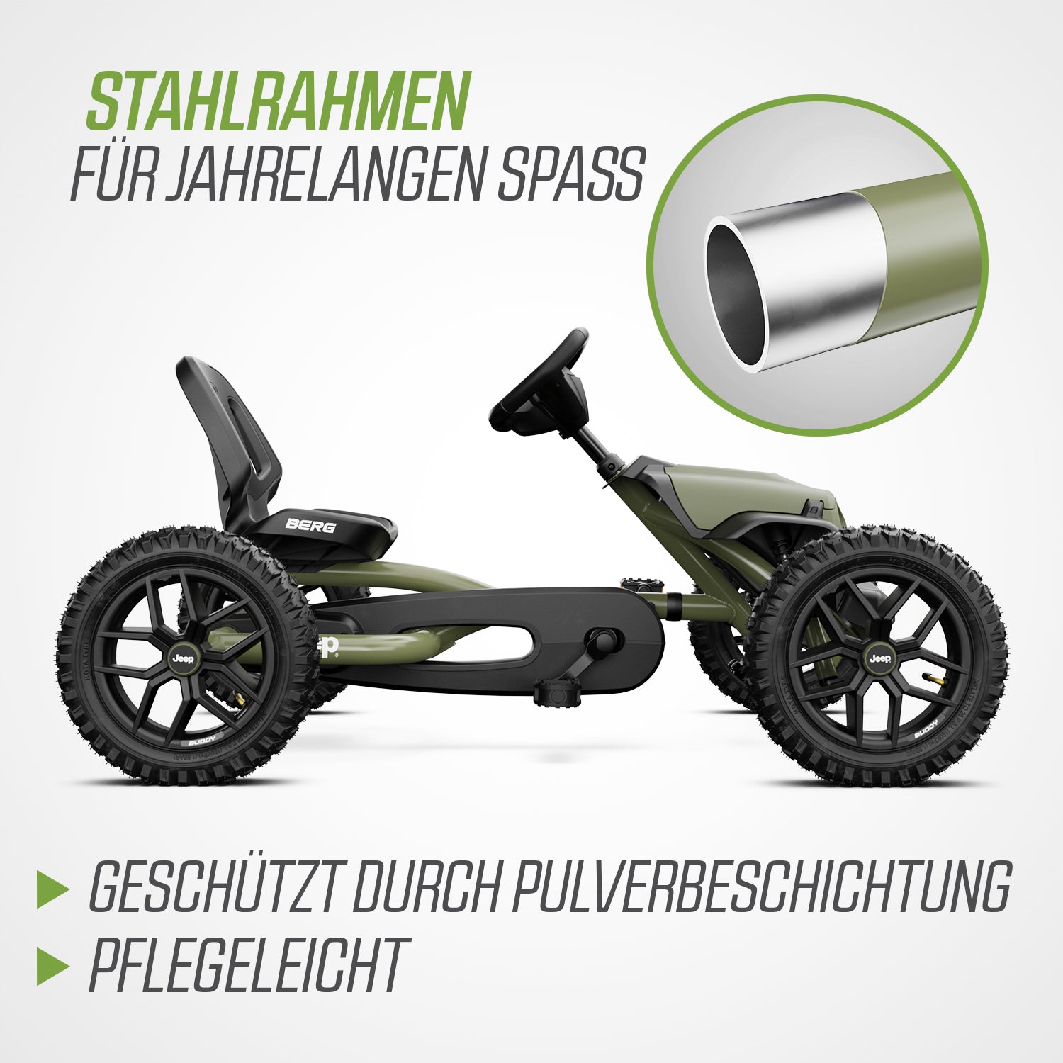 BERG Gokart Buddy Jeep Wrangler