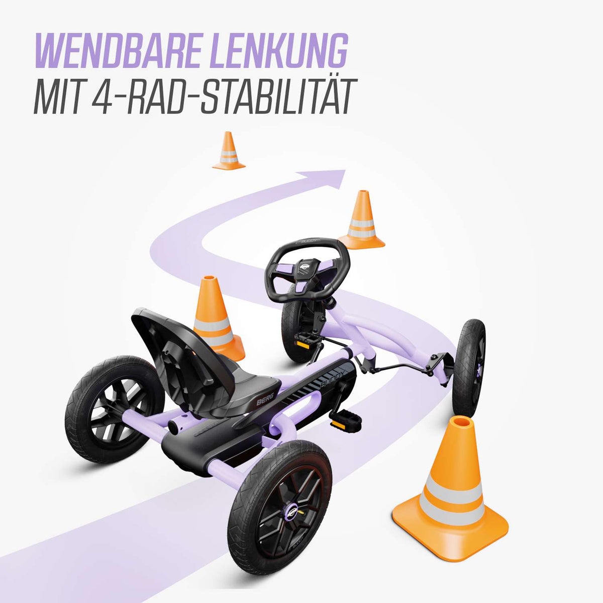 BERG Gokart Buddy Purple WORK