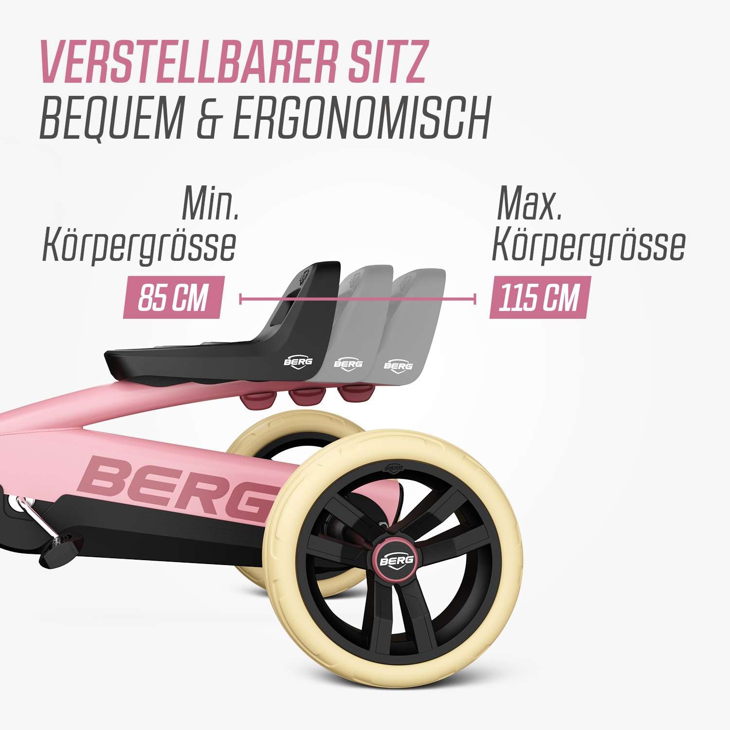 BERG Gokart Buzzy Pink