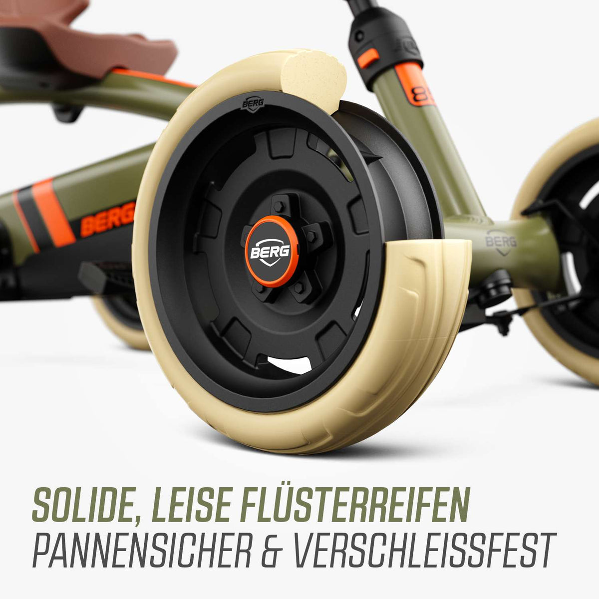 BERG Gokart Buzzy Retro Grün 2-in-1