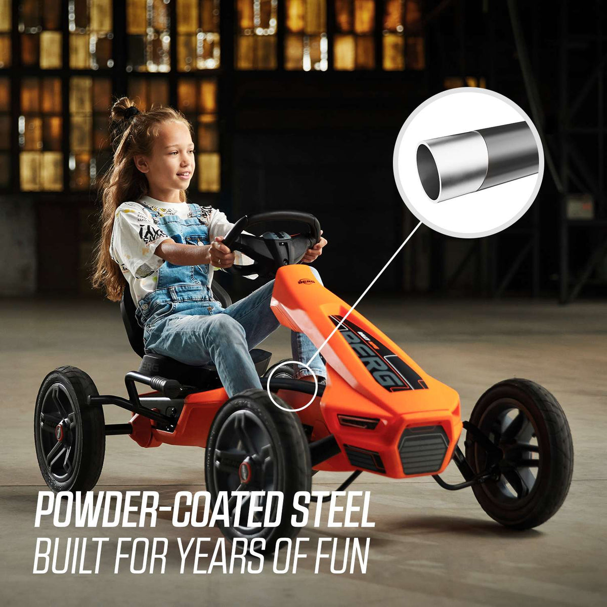 BERG Gokart Rally NRG Orange TRAVEL Profi
