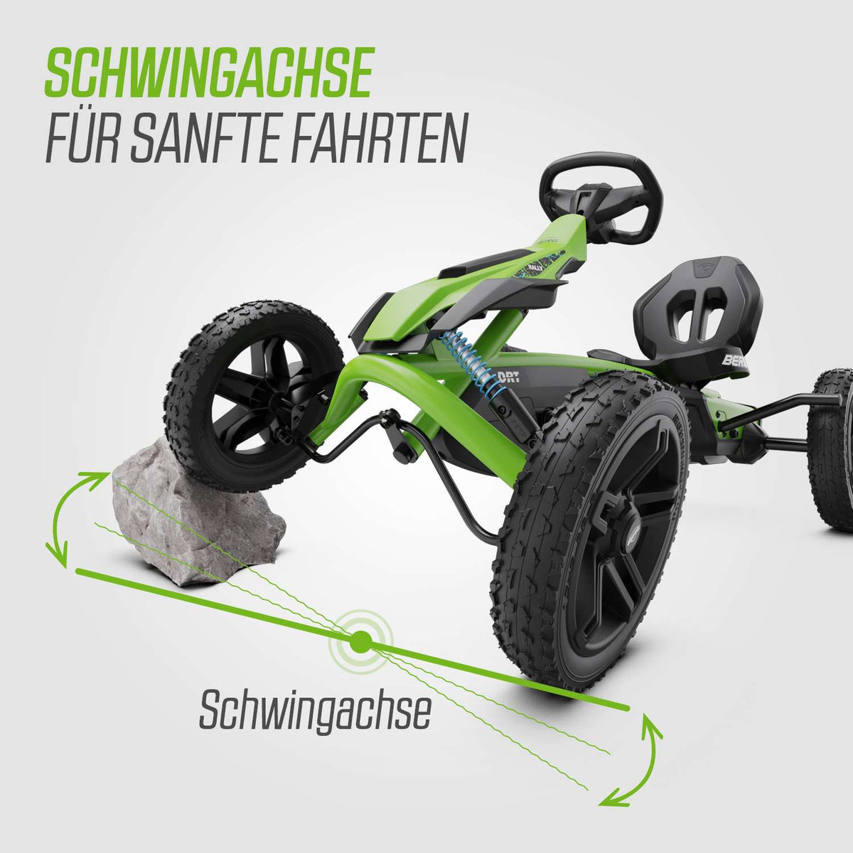 BERG Gokart Rally DRT Grün WORK Profi