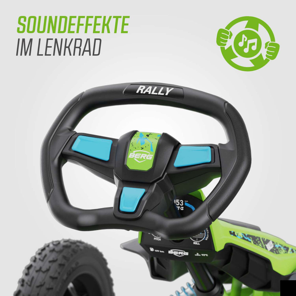 BERG Gokart Rally DRT Grün WORK Profi