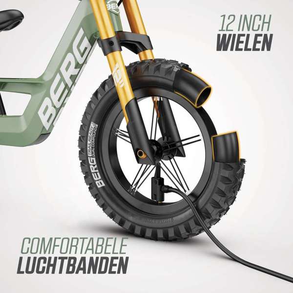 BERG Biky Cross GREEN mit Handbremse