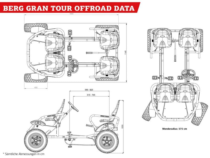 BERG Gokart Gran Tour Off-Road