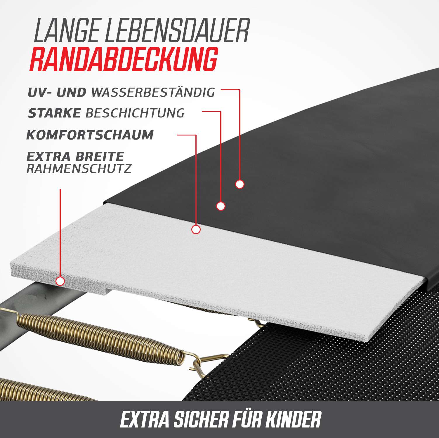 BERG Trampolin Favorit mit Netz rund