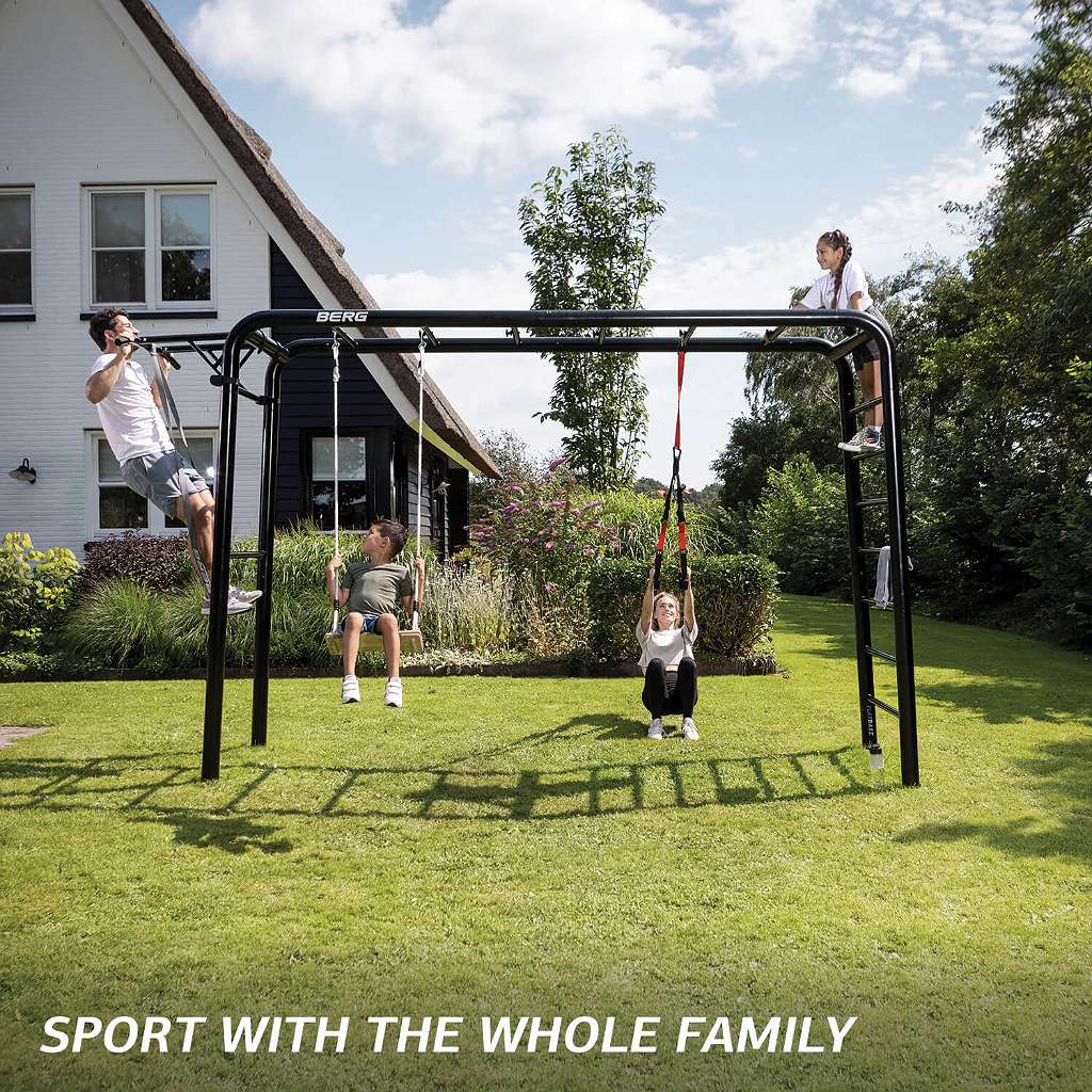BERG PlayBase Medium TL + 2x Holzschaukel