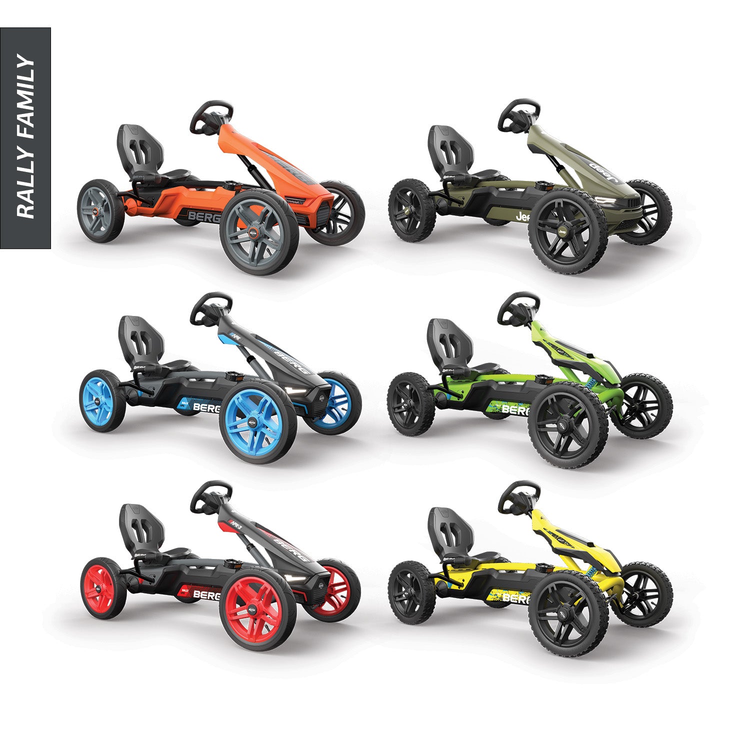 BERG Gokart Rally APX Rot 3-Gang