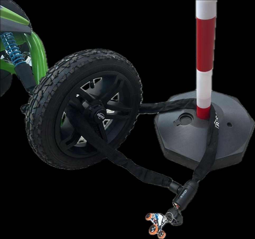 BERG Gokart Rally DRT Grün ABSPERRSCHLOSS GRATIS