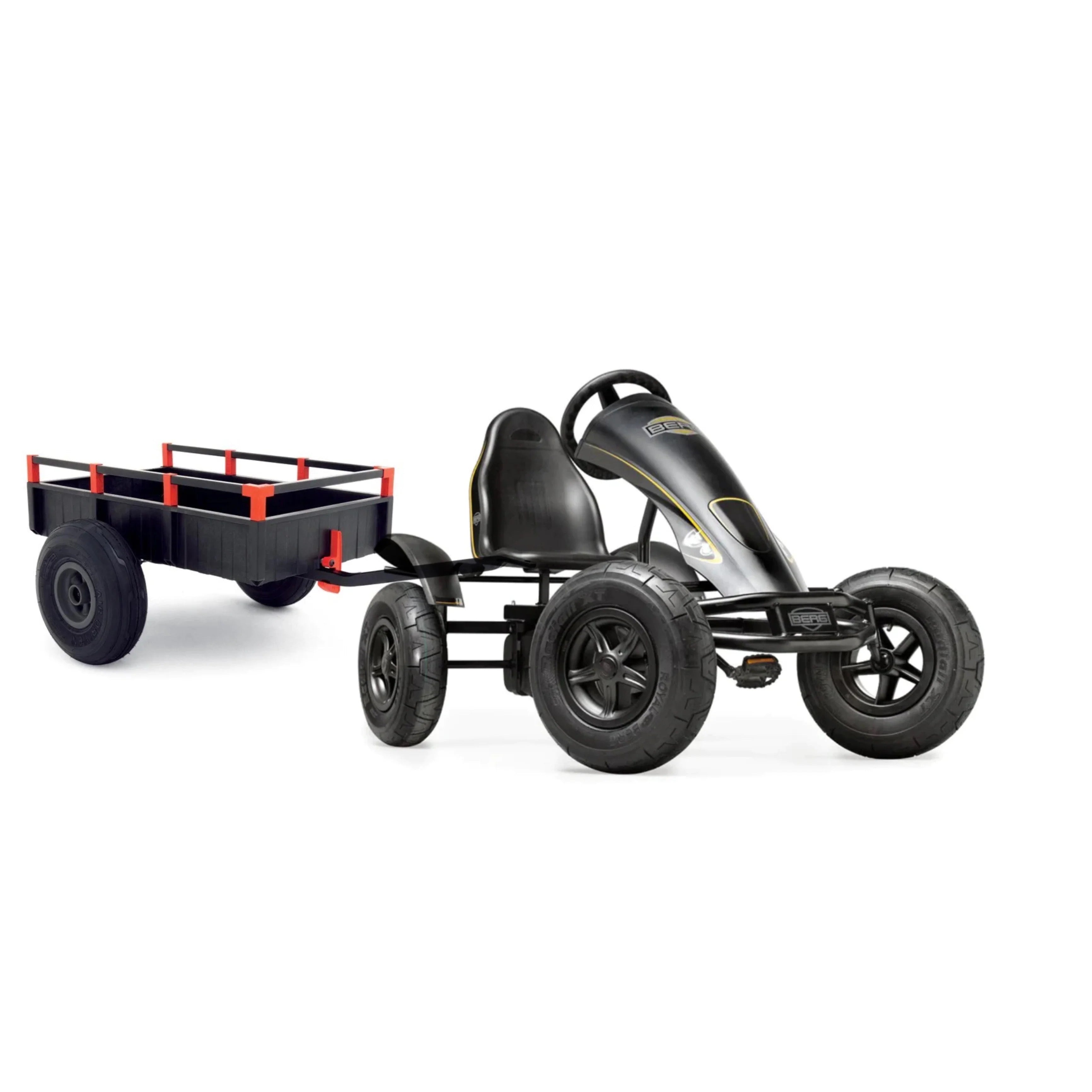 Aktion Set BERG Gokart Black Edition (Anhänger -50%)