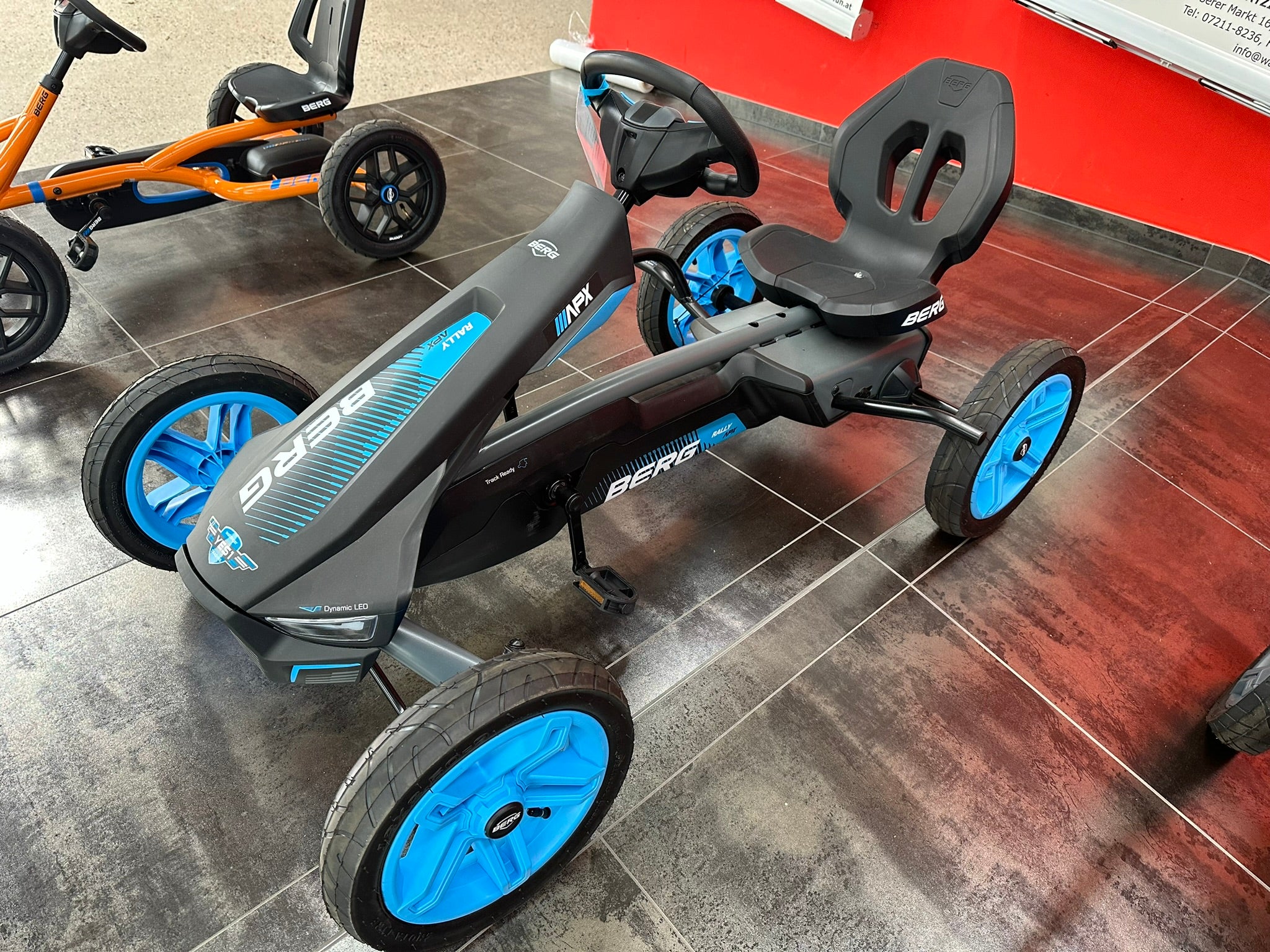 BERG Gokart Rally APX Blau - leicht gebraucht - Selbstabholung
