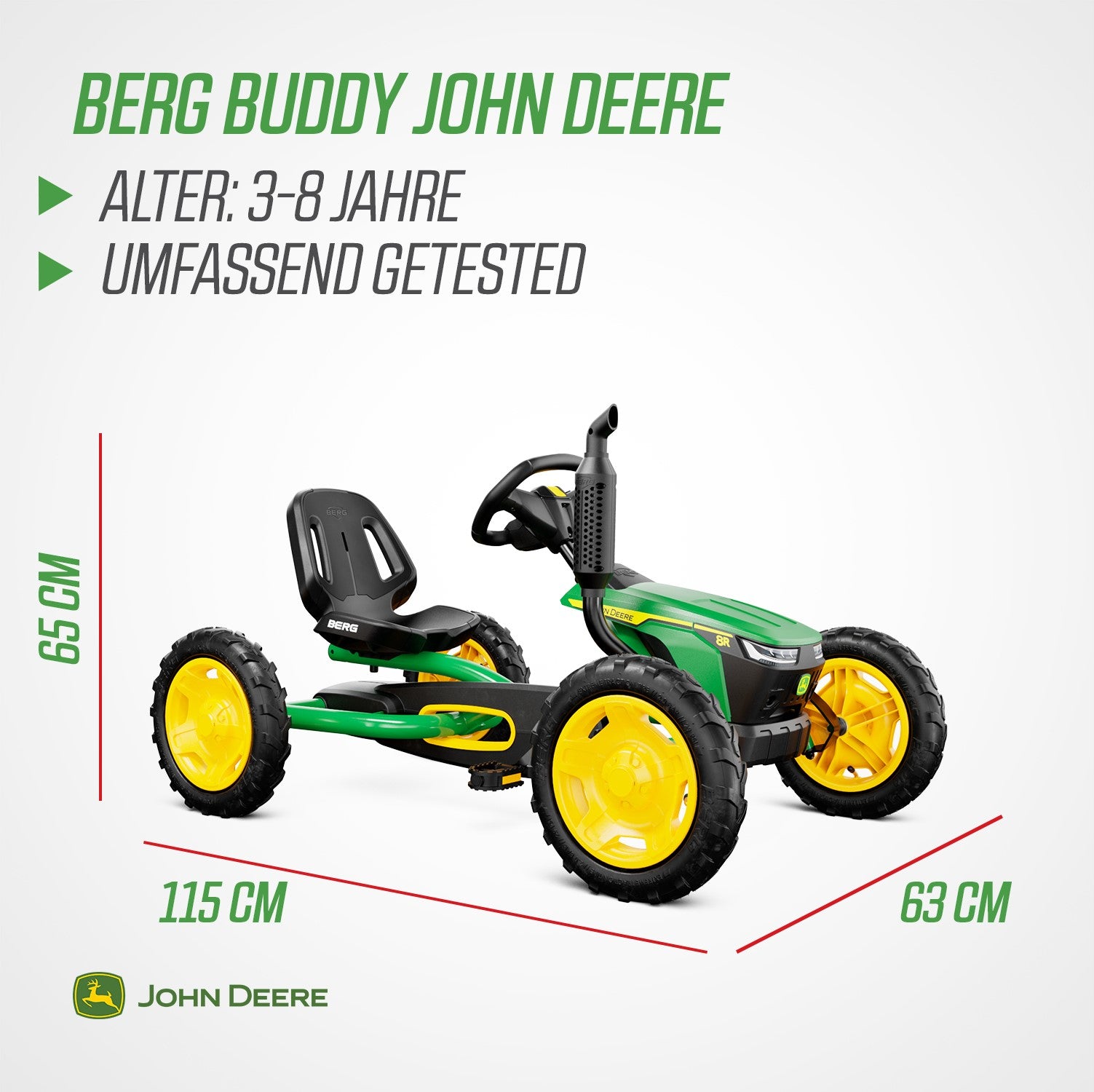 BERG Gokart Buddy John Deere