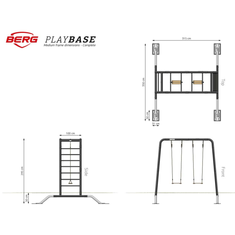 BERG PlayBase Medium TT-Reck/Reck