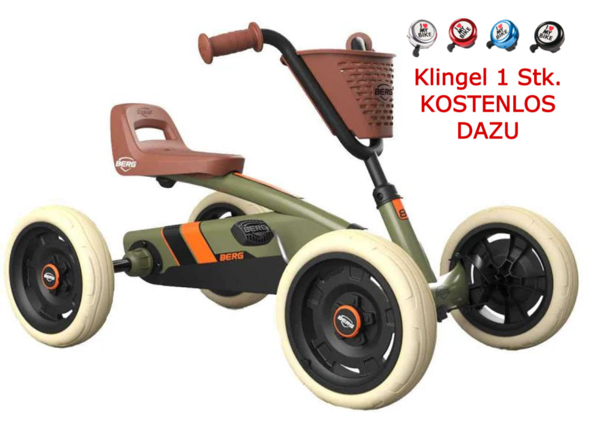 BERG Gokart Buzzy Retro Grün