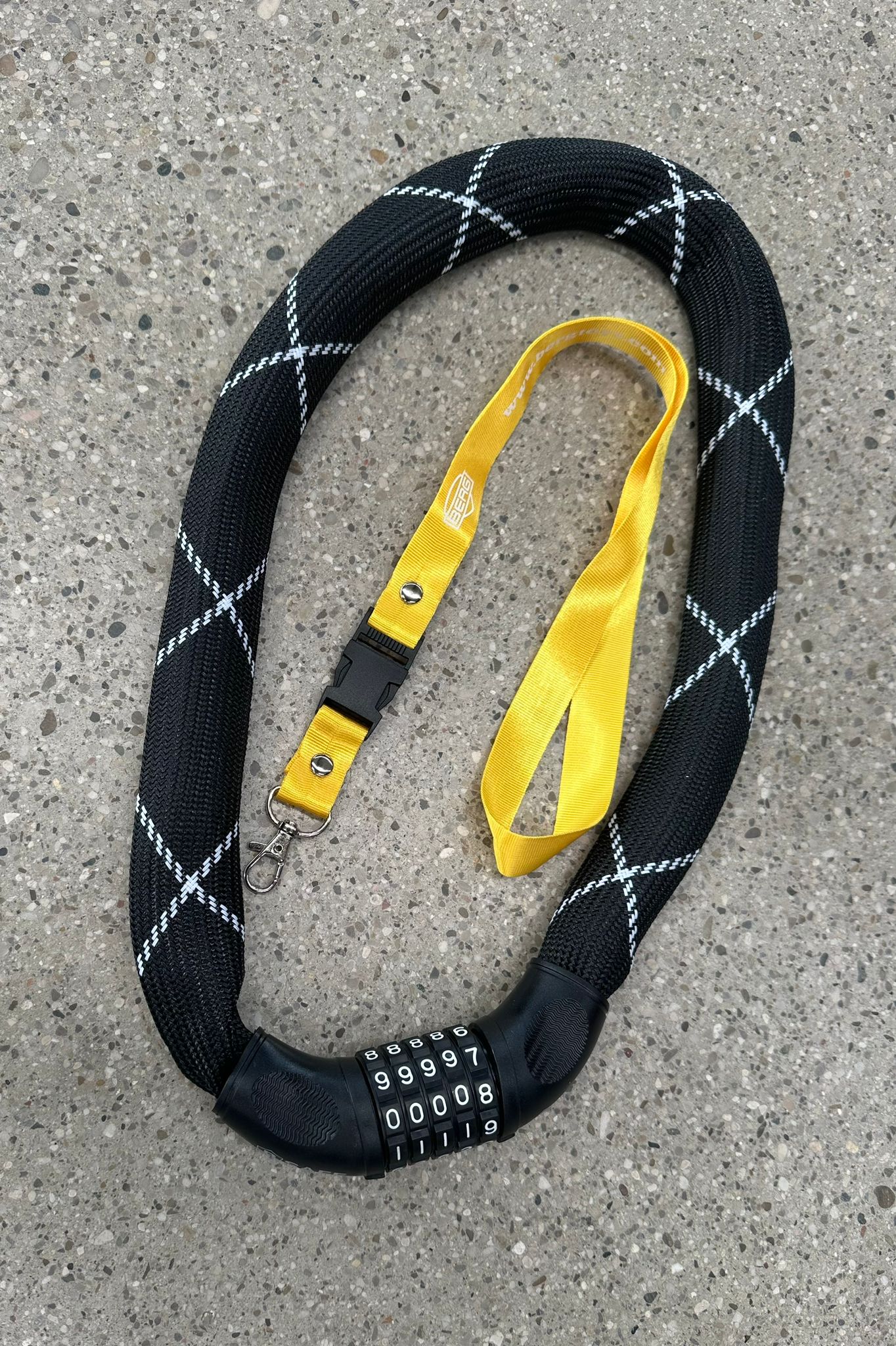 Absperrschloss mit Zahlenkombination für Gokarts