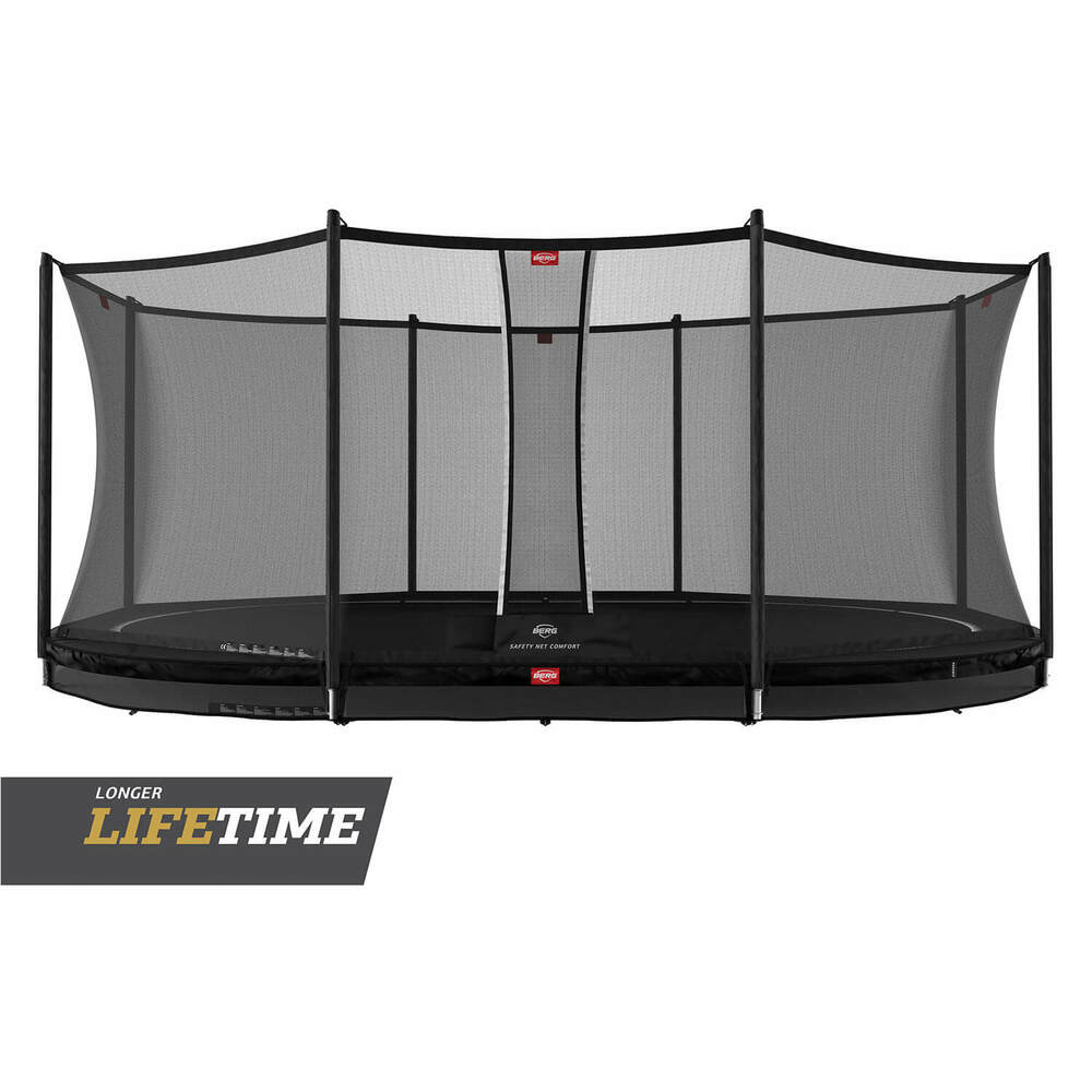 BERG Trampolin Favorit Grand  InGround mit Netz oval