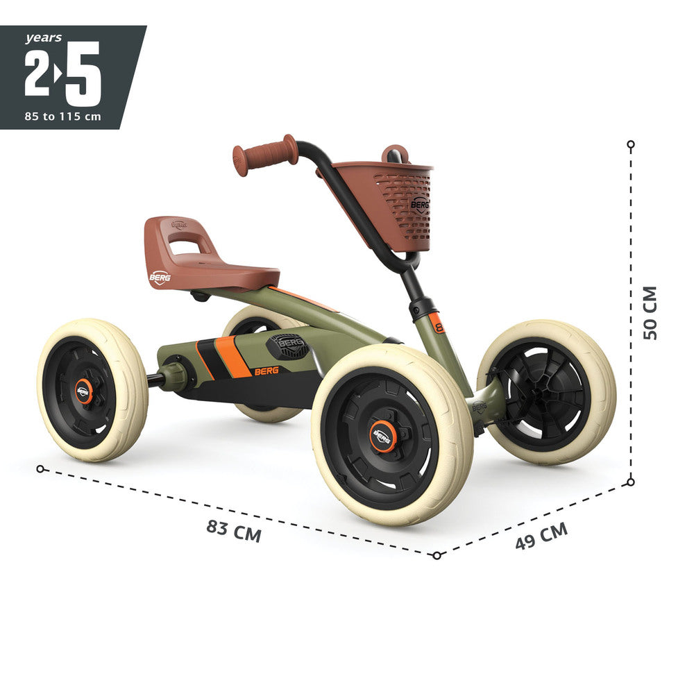 BERG Gokart Buzzy Retro Grün