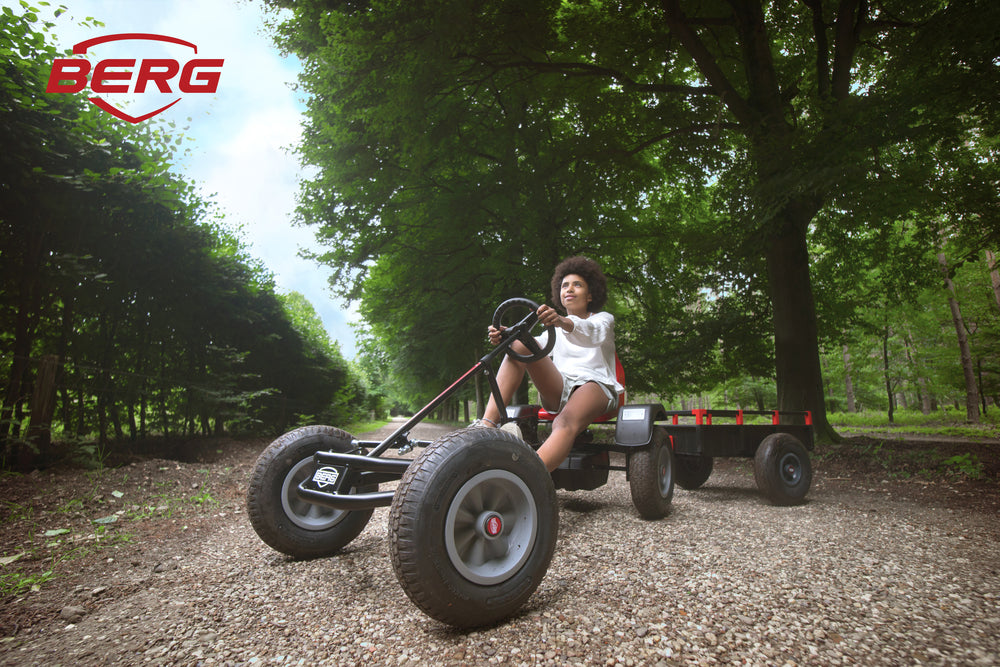BERG Gokart Anhänger XL schwarz