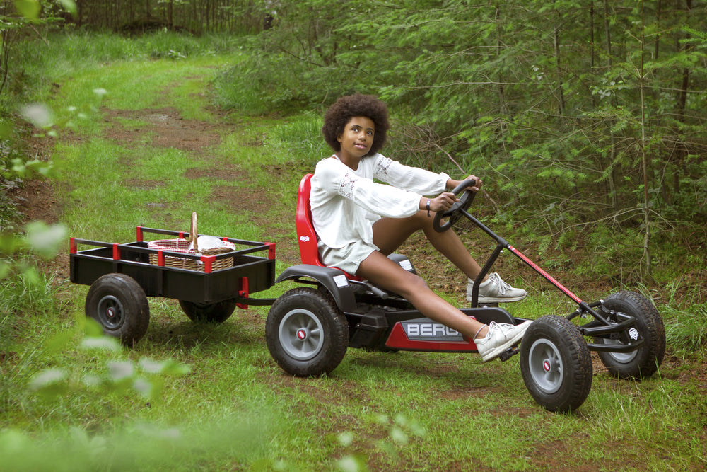 BERG Gokart Anhänger XL schwarz