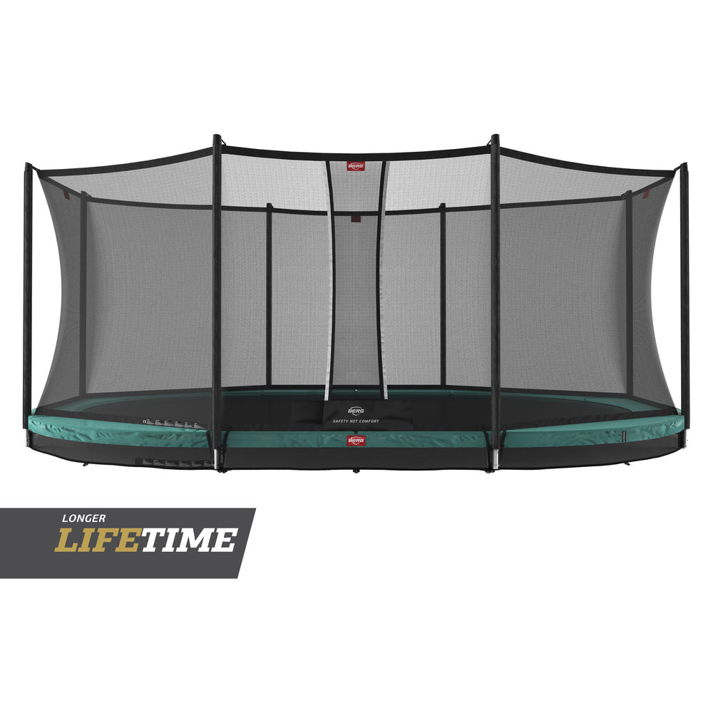 BERG Trampolin Favorit Grand  InGround mit Netz oval