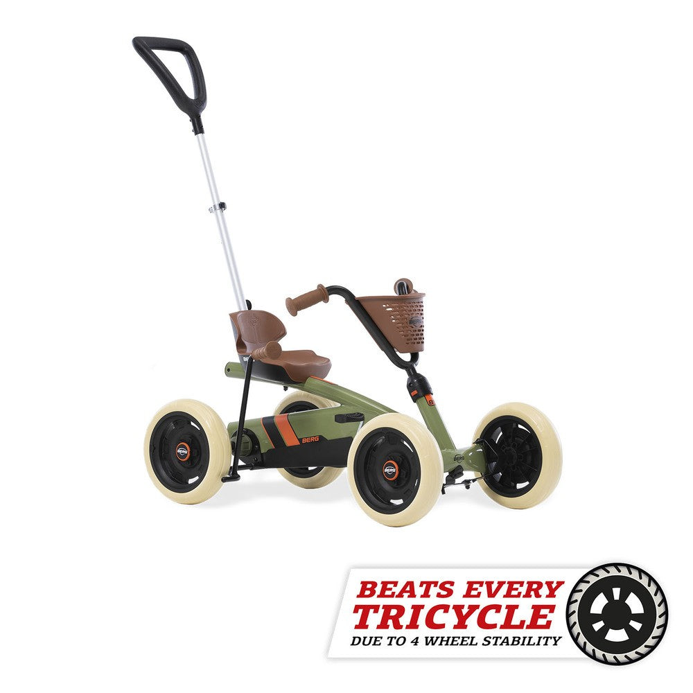 BERG Gokart Buzzy Retro Grün 2-in-1