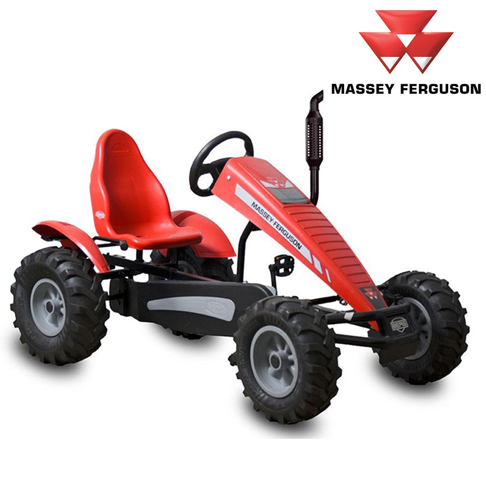 Gokart Traxx, ab 5 Jahren, rot, Massey Ferguson