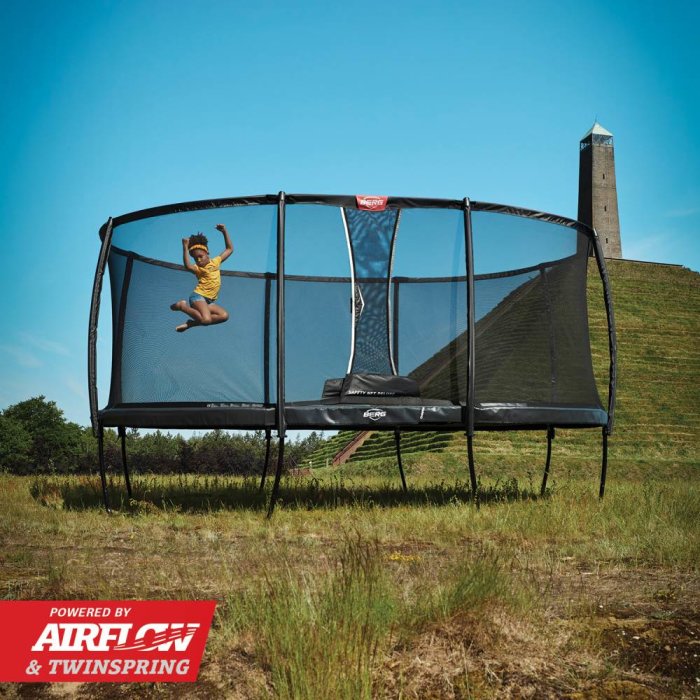 BERG Trampolin Elite Grand mit Netz Oval