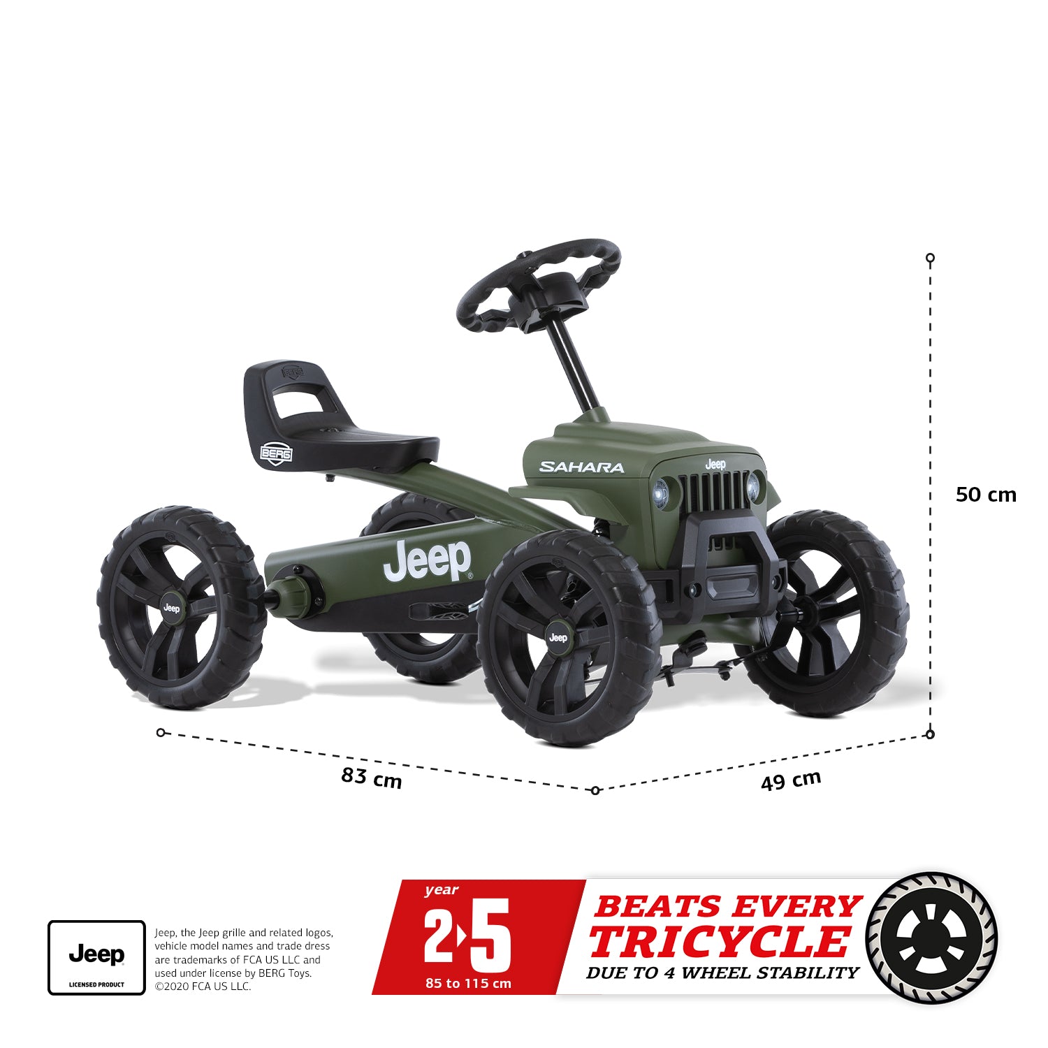 BERG Gokart Jeep Buzzy Sahara
