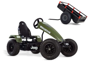 Aktion Set BERG Gokart Jeep Revolution (Anhänger -50%)