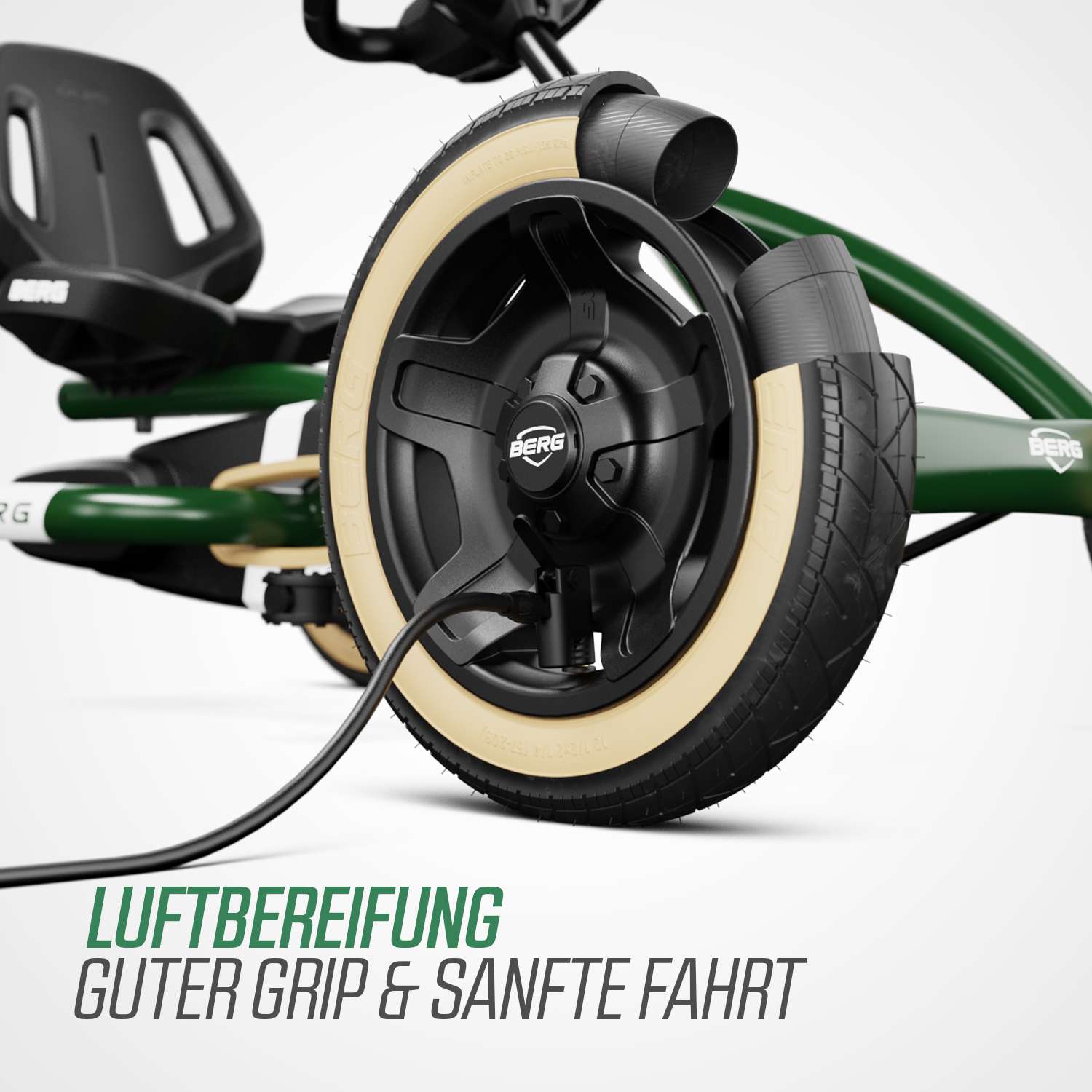 BERG Gokart Buddy Retro grün