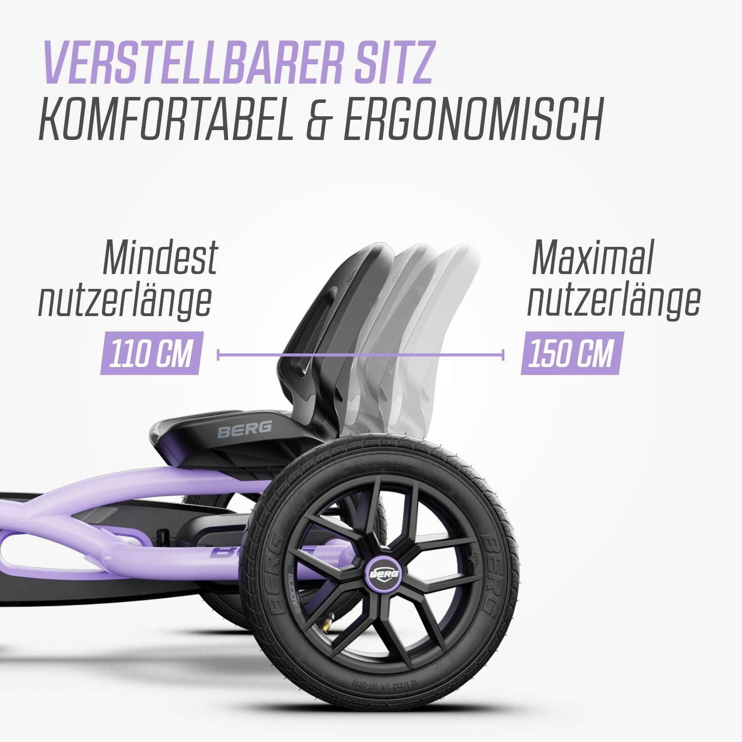 BERG Gokart Buddy Purple