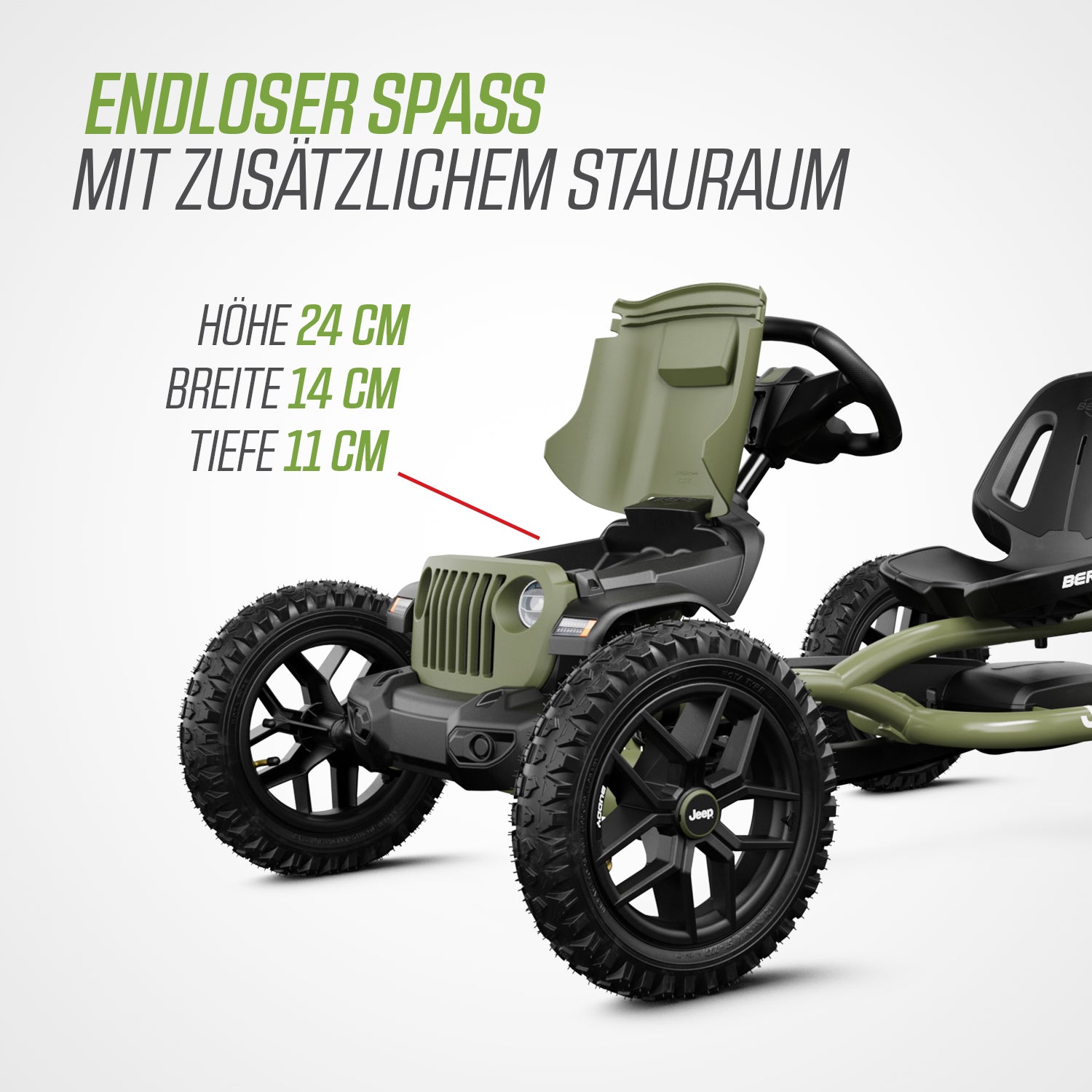 BERG Gokart Buddy Jeep Wrangler