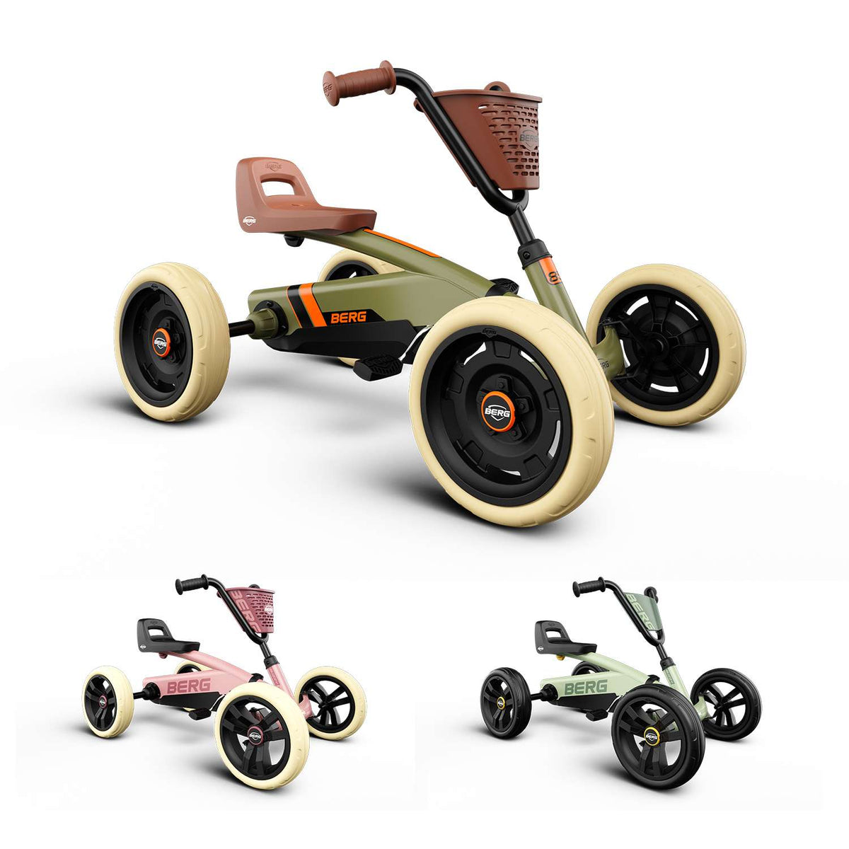 BERG Gokart Buzzy Retro Grün