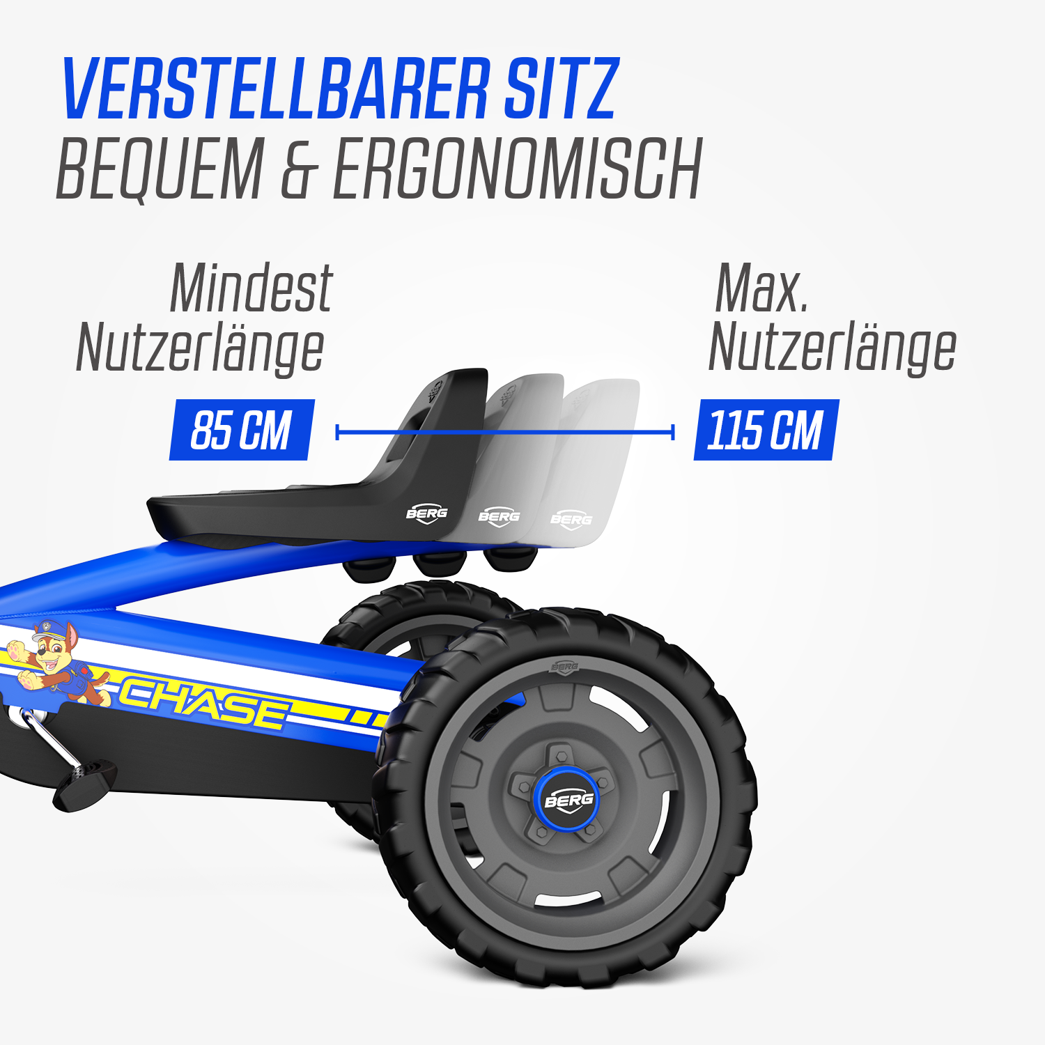 BERG Gokart Buzzy Paw Patrol Chase - Das Gokart zum Film