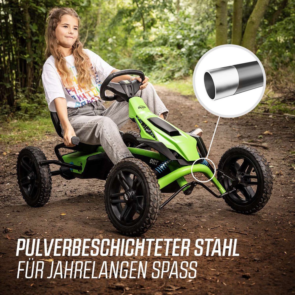 BERG Gokart Rally DRT Grün WORK