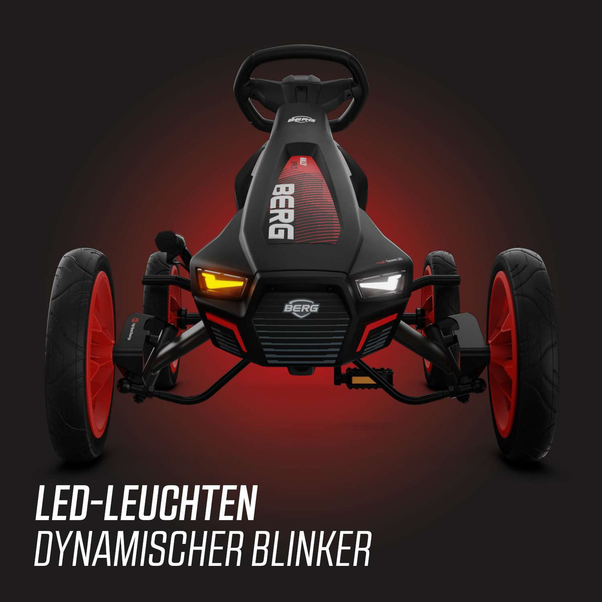 BERG Gokart Rally APX Rot 3-Gang 4TWO
