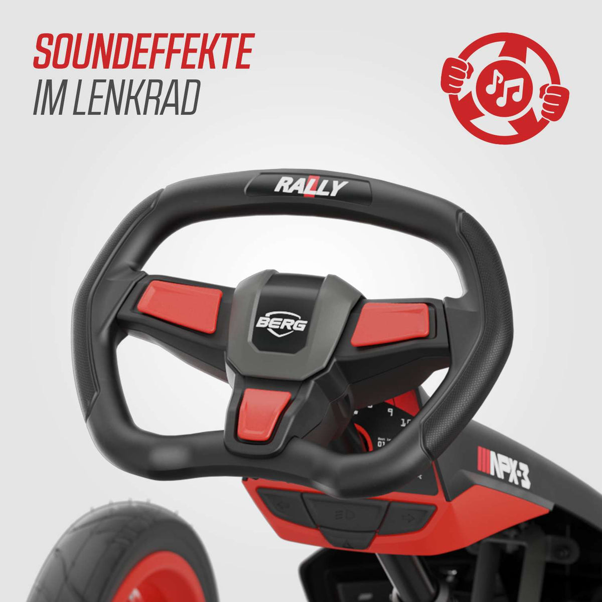 BERG Gokart Rally APX Rot 3-Gang TRAVEL