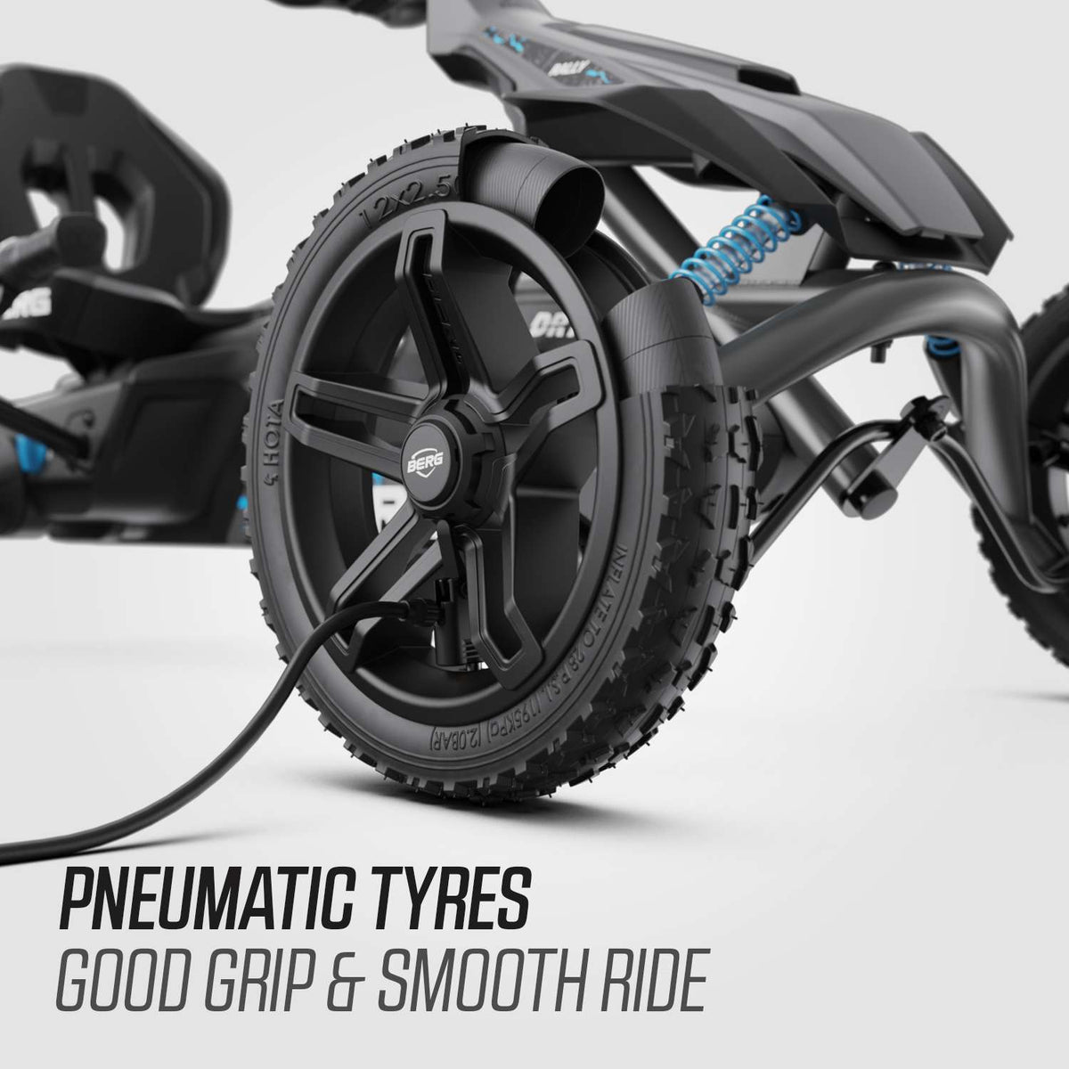 BERG Gokart Rally DRT BLACK 3-Gang 4TWO