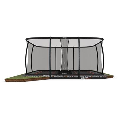 BERG Trampolin Pro Bouncer Ultim Flatground Rechteckig/Quadratisch