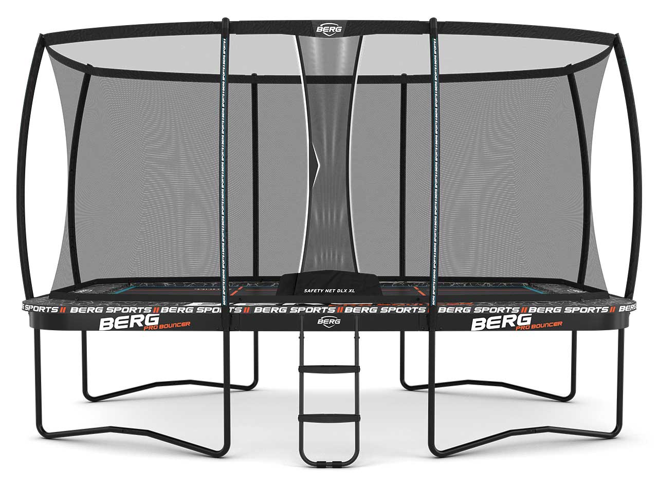 BERG Trampolin Pro Bouncer Ultim Regular mit Netz rechteckig/quadratisch