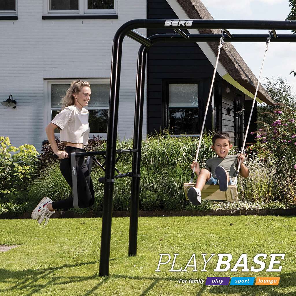 BERG PlayBase Medium TL + 2x Holzschaukel