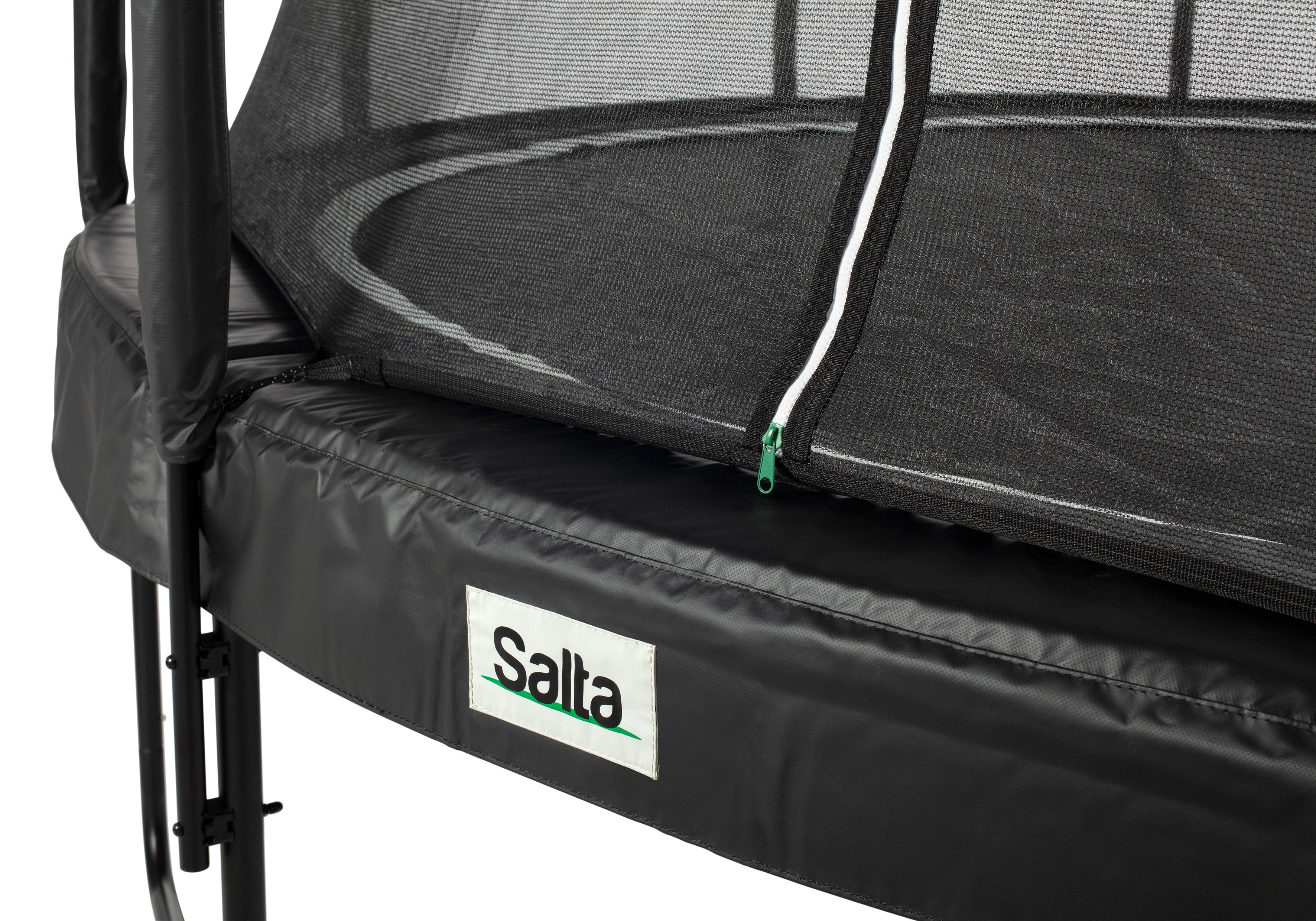 SALTA Trampolin Premium Black Edition mit Sicherheitsnetz rund