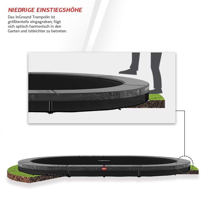 BERG Trampolin Grand Favorit InGround Oval