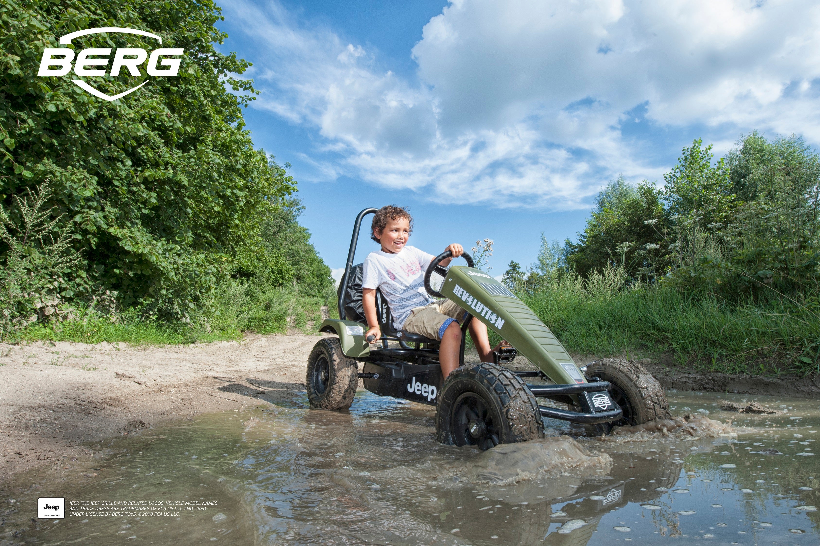 AKTION BERG Gokart Jeep Revolution Elektro